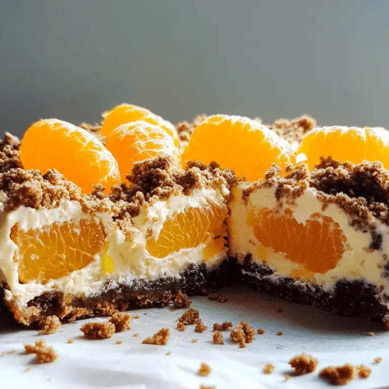 Streuselquarkkuchen mit Mandarinen