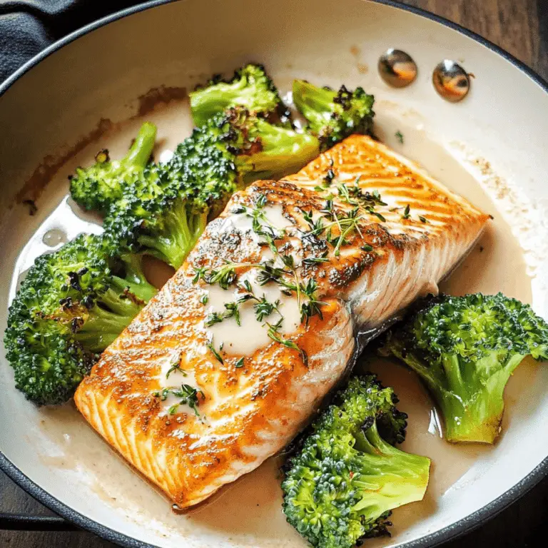 Keto-Pfanne mit gebratenem Lachs und Brokkoli Keto-Pfanne mit gebratenem Lachs und Brokkoli