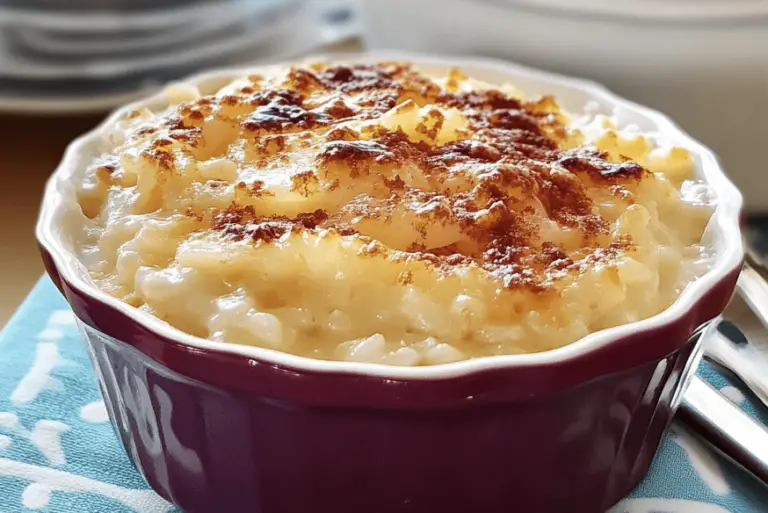 Sahne-Milchreis aus dem Ofen