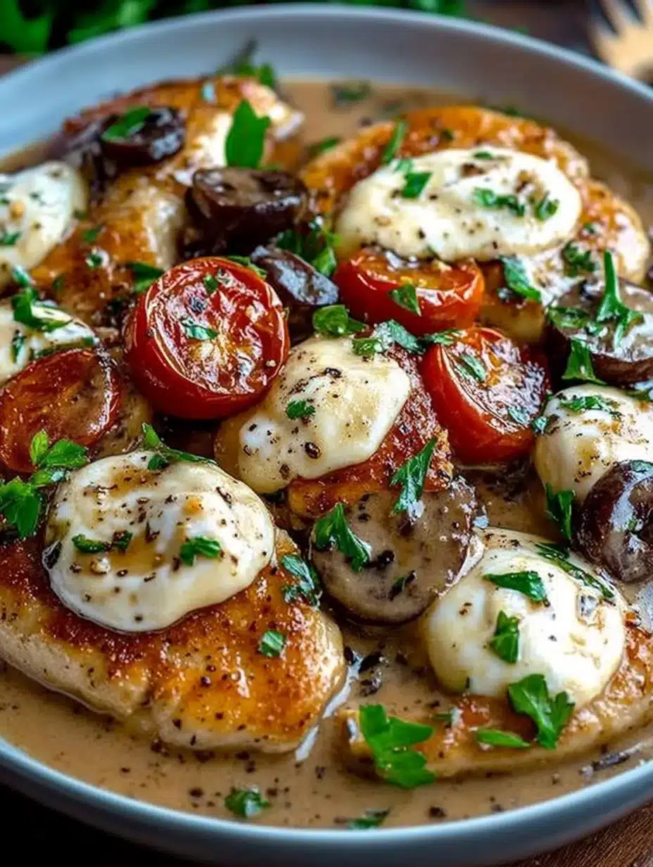 Marinierter Tomaten-Burrata-Salat mit Balsamico-Glasur: Ein ...