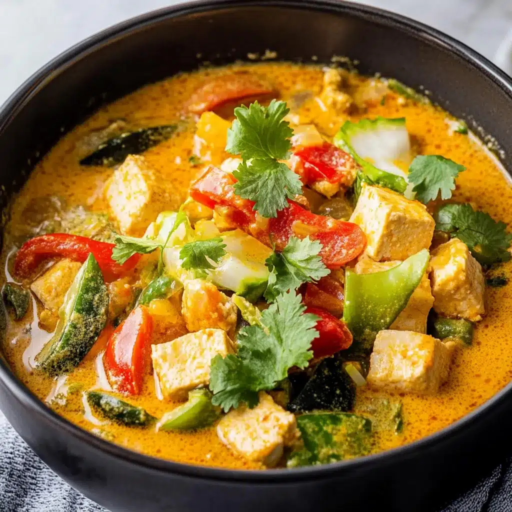 Rotes Curry Mit Tofu